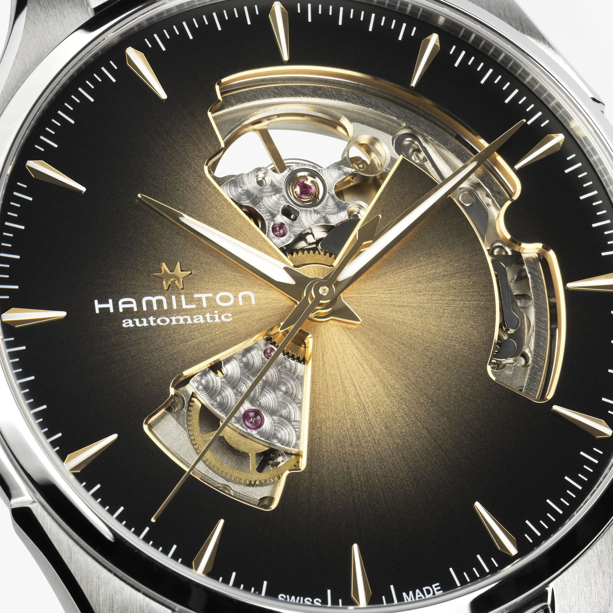 ハミルトン(HAMILTON) NEW ジャズマスター オープンハート シャンパン